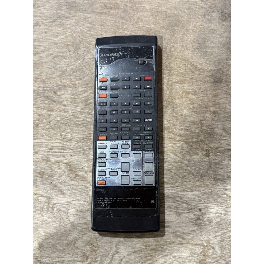 Pioneer CU-VSX028 Remote Control Audio Video Stereo Receiver Genuine OEM
